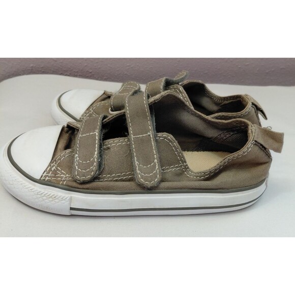 Converse All Star Infant Lot of 2 Sneakers Boys Size 10 Navy/Brown - Picture 2 of 13